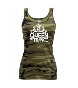 Queen of Trance - Dámské Maskáčové tílko