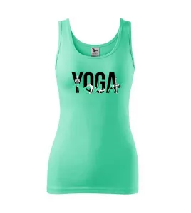 Yoga nápis barevný - Tílko triumph