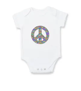 Peace symbol mandela - Body kojenecké