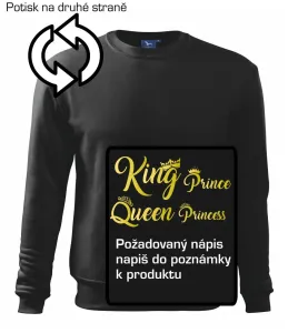 King Queen Rodinná zlatá - Mikina Essential dětská