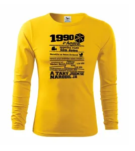 1990 v kostce - Triko s dlouhým rukávem FIT-T long sleeve