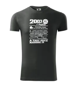 2003 v kostce - Viper FIT pánské triko