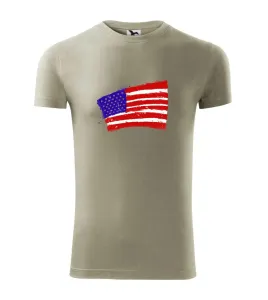 Americká vlajka ohnutá - Replay FIT pánské triko