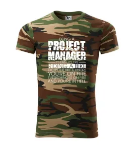 Being A Project Manager - bike - Army CAMOUFLAGE