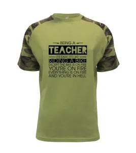 Being a teacher - bike - Raglan Military