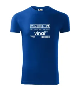 Čárový kód vinař, vinařka - Viper FIT pánské triko