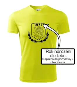 Český Lev - Vlastní ročník - Pánské triko Fantasy sportovní (dresovina)