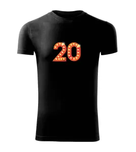 Čísla žárovky 20 - Viper FIT pánské triko