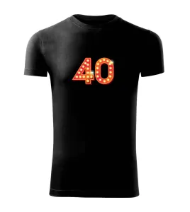 Čísla žárovky 40 - Viper FIT pánské triko