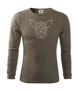 Čivava - Geometrie - složitá - Triko s dlouhým rukávem FIT-T long sleeve