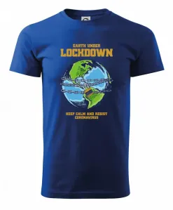 Corona lockdown earth - Triko Basic Extra velké