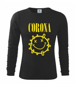 Corona žluté logo - Triko dětské Long Sleeve