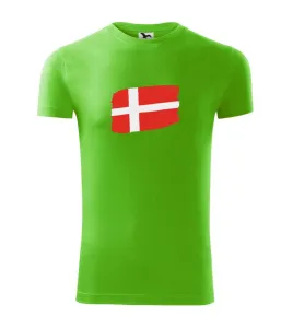 Dánsko vlajka - Viper FIT pánské triko