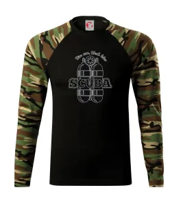 Dive now work later - Scuba - Camouflage LS