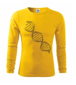 DNA černobílé - Triko s dlouhým rukávem FIT-T long sleeve