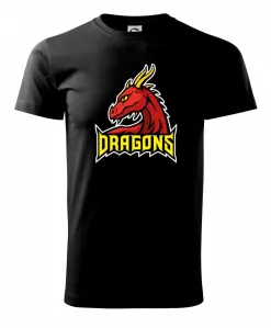 Dragons - logo týmu červené (Hana-creative) - Triko Basic Extra velké