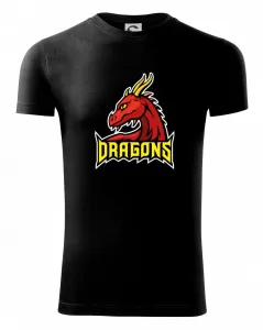 Dragons - logo týmu červené (Hana-creative) - Viper FIT pánské triko