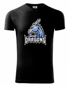 Dragons - logo týmu modrá (Hana-creative) - Viper FIT pánské triko