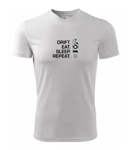 Drift Eat Sleep Repeat - Pánské triko Fantasy sportovní