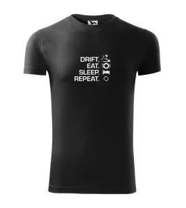 Drift Eat Sleep Repeat - Replay FIT pánské triko