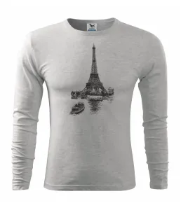 Eiffelovka s loďkou - Triko s dlouhým rukávem FIT-T long sleeve