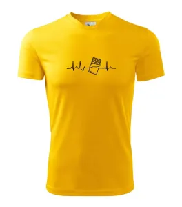 EKG čokoláda - Pánské triko Fantasy sportovní (dresovina)
