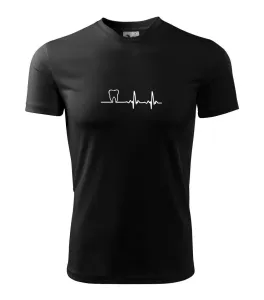 EKG zuby - Pánské triko Fantasy sportovní (dresovina)