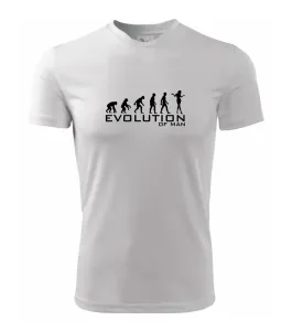 Evoluce muže - Pánské triko Fantasy sportovní (dresovina)