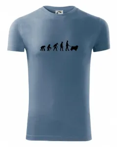 Evoluce pes Novofundlandský pes (muž-žena) - Viper FIT pánské triko