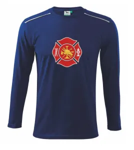 Fire department logo červené - Triko s dlouhým rukávem Long Sleeve