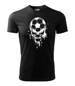 Fotbal lebka splash - Pánské triko Fantasy sportovní (dresovina)