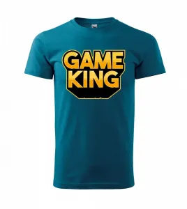 Game king - nápis velký - Triko Basic Extra velké