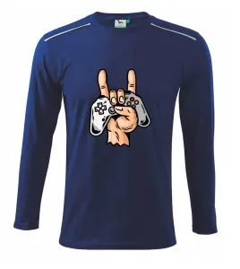 Gamer - gamepad paroháč - Triko s dlouhým rukávem Long Sleeve