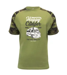 Happy Camper - Raglan Military