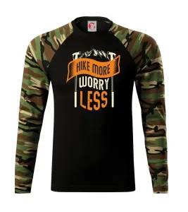 Hike More Worry Less cepíny - Camouflage LS
