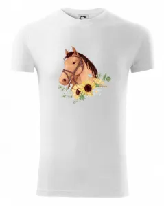 Hlava koně a slunečnice - Viper FIT pánské triko