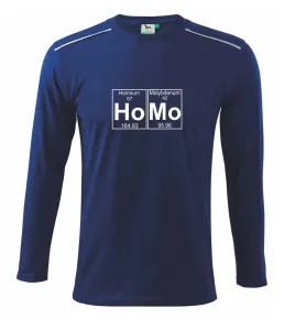 Homo - periodická tabulka - Triko s dlouhým rukávem Long Sleeve