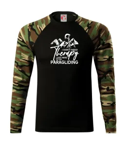 I dont need Therapy Paragliding - Camouflage LS