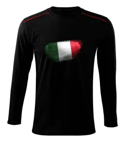 Italská vlajka okousaná - Triko s dlouhým rukávem Long Sleeve