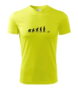Jezevčík Evoluce muž / žena - Pánské triko Fantasy sportovní (dresovina)