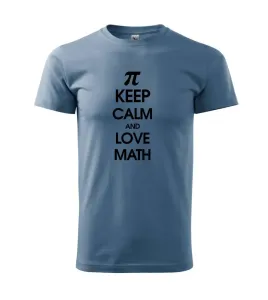 Keep calm and love math - Heavy new - triko pánské