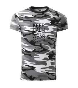 Keep calm and wear mustache - Army CAMOUFLAGE