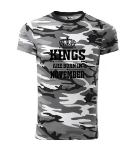 Kings are born in November - Army CAMOUFLAGE