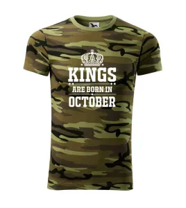 Kings are born in October - Army CAMOUFLAGE