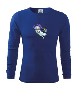 Kočka na měsíci - Triko dětské Long Sleeve