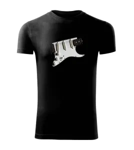 Kytara bílá - Viper FIT pánské triko