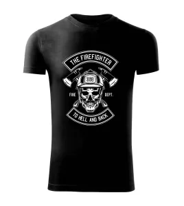 Lebka hasič do pekla a zpátky - Viper FIT pánské triko