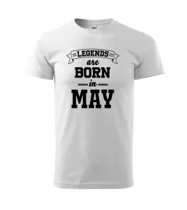 Legends are born in May - Triko Basic Extra velké