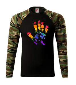 LGBT hand print - Camouflage LS