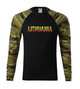 Lithuania - nápis vlajka - Camouflage LS